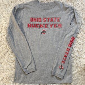 NCAA Gray Shirt with Ohio State Logo